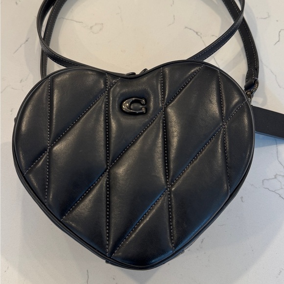 Coach Black Heart Crossbody Bag - Picture 5 of 13